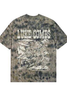 Luke Combs Ain't No Love T-Shirt / NWOT / Tye-Dye